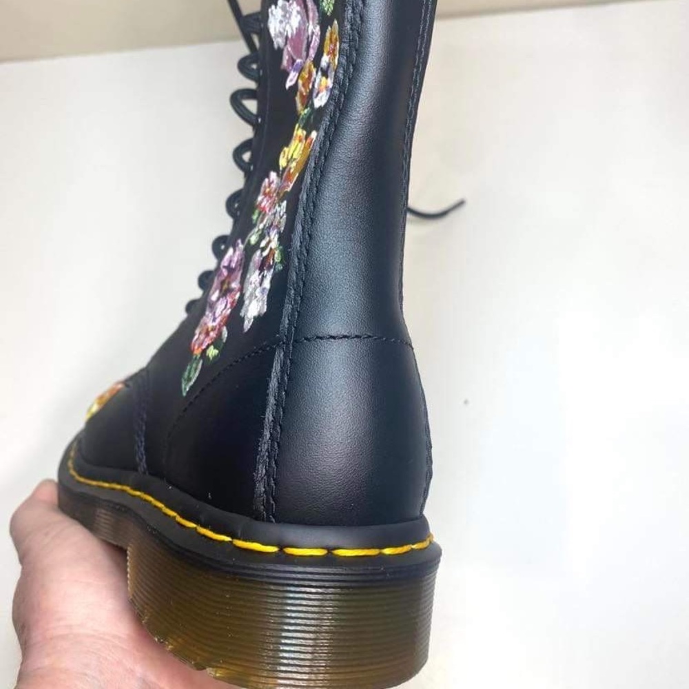 Dr.Martens 1914 Vonda II Leather Combat Boots - Picture 13 of 13